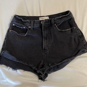 ABERCROMBIE & FITCH CURVE LOVE MOM SHORT
